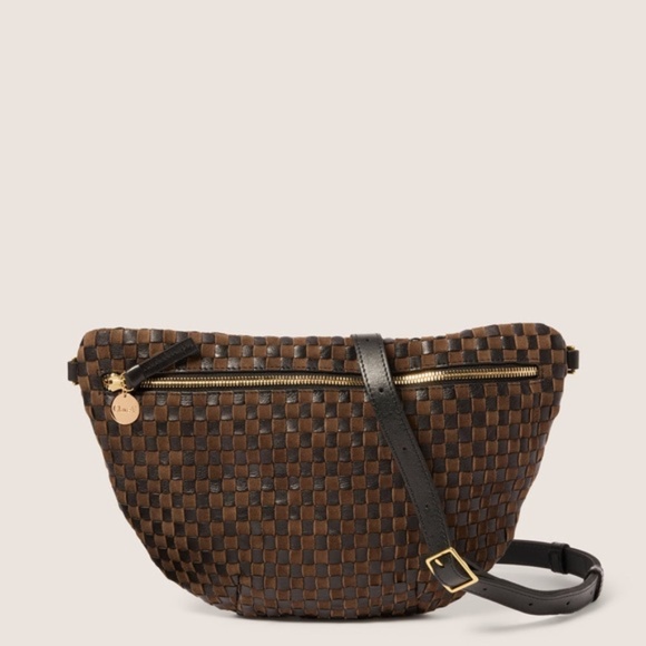 Clare V Handbags - Clare V Grande Fanny Black and Brown Checkered